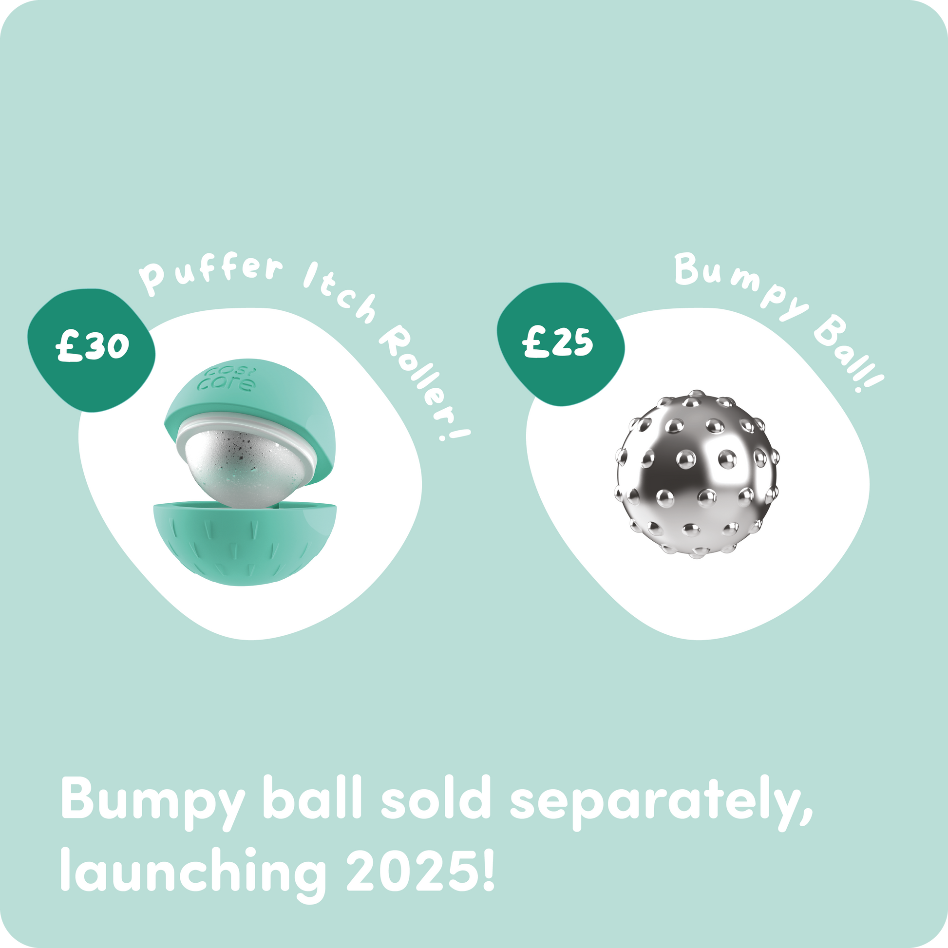 The Puffer Itch Roller (+smooth roller ball)
